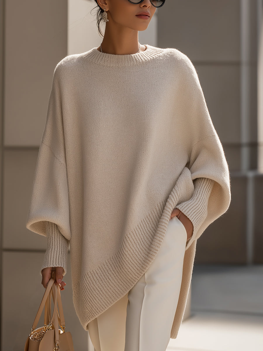 Pull sophistiqué en mélange de laine