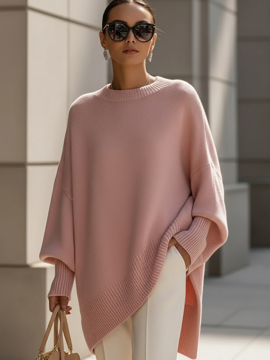 Pull sophistiqué en mélange de laine