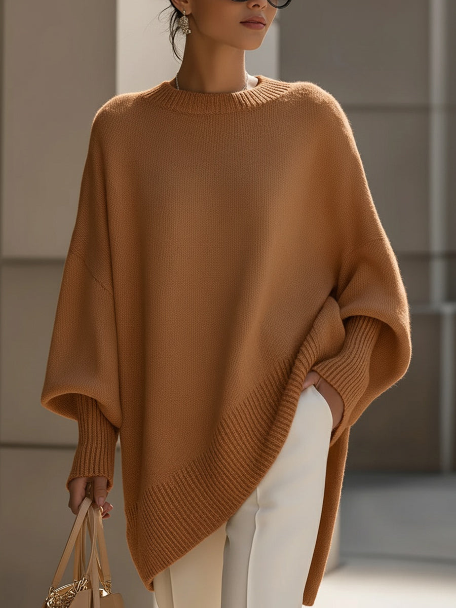 Pull sophistiqué en mélange de laine