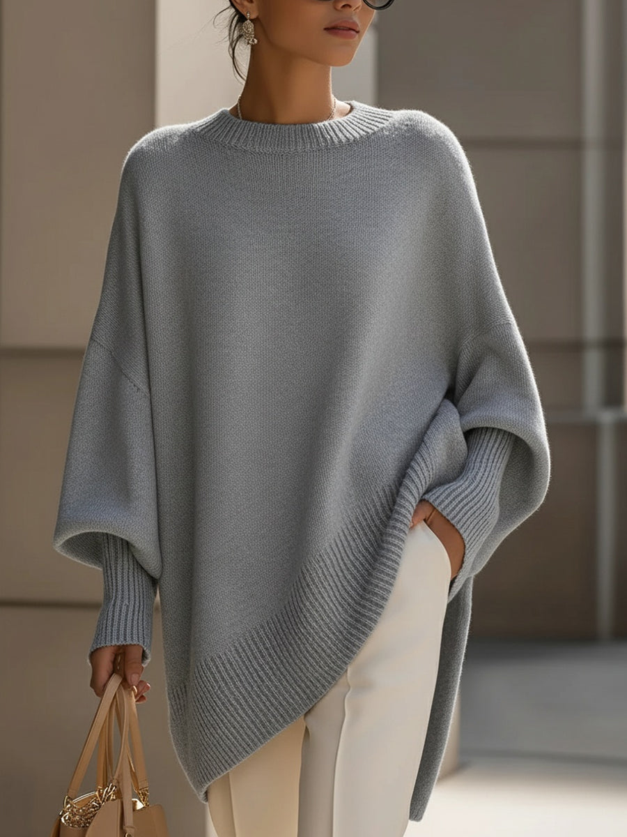 Pull sophistiqué en mélange de laine