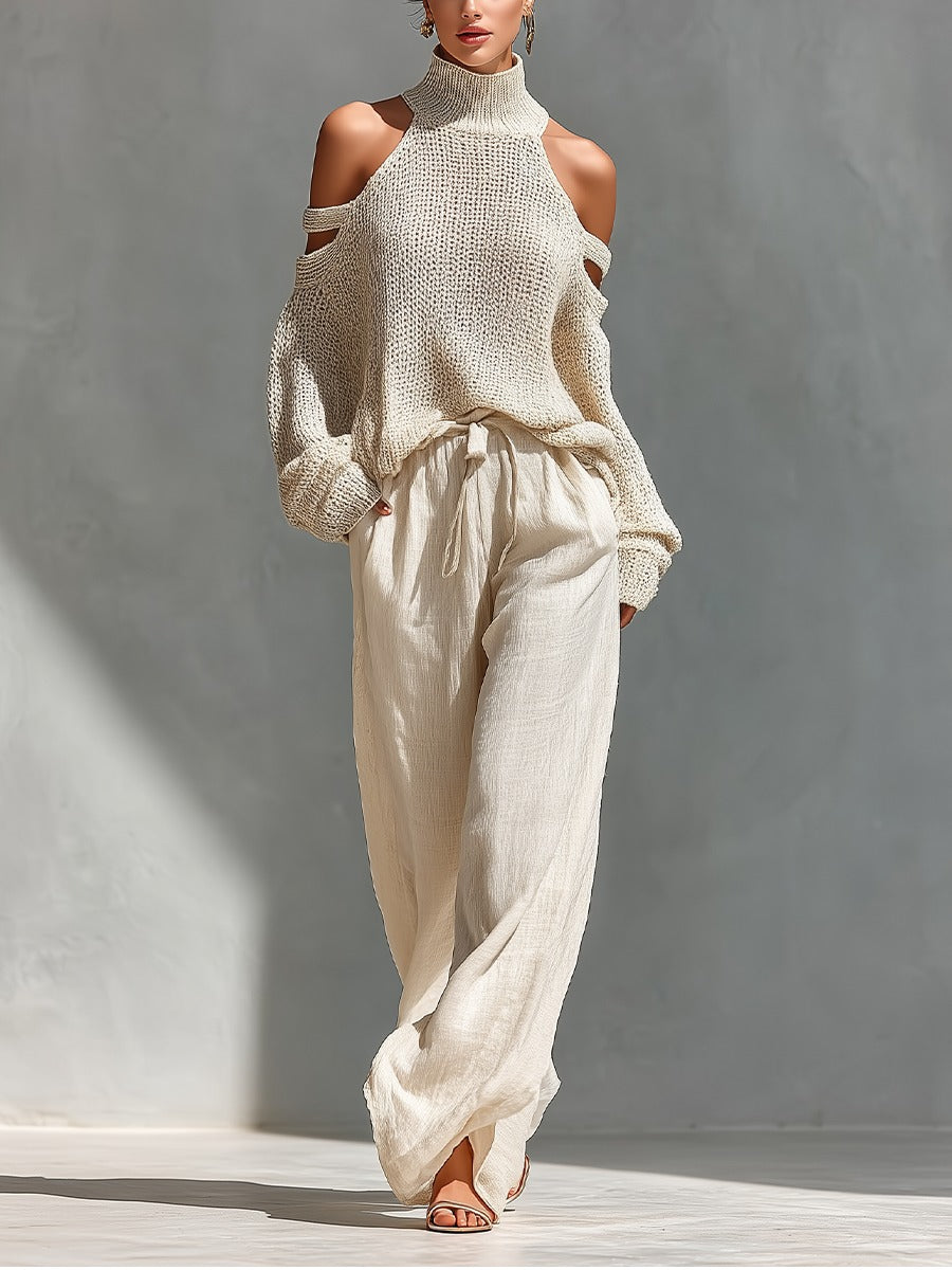 Camilla • Ensemble tendance en maille et lin