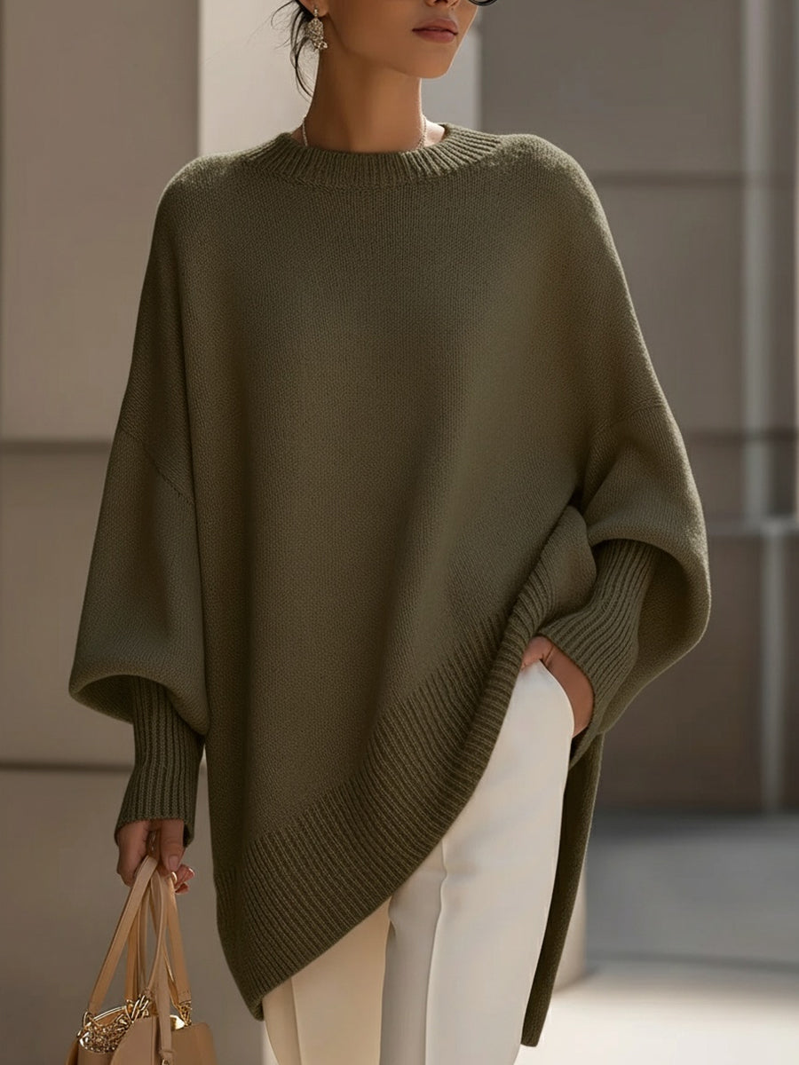 Pull sophistiqué en mélange de laine