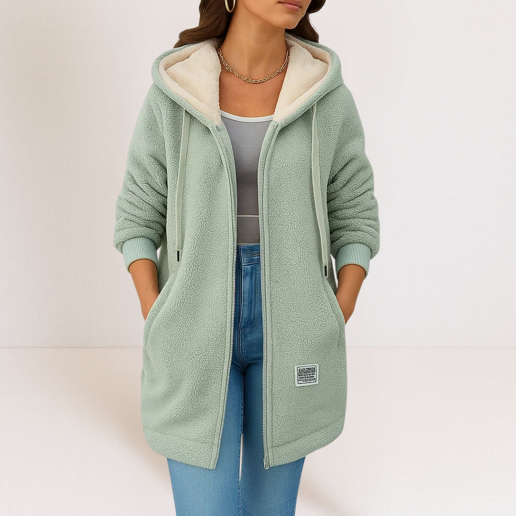 Marceline | Veste chaude et confortable à capuche