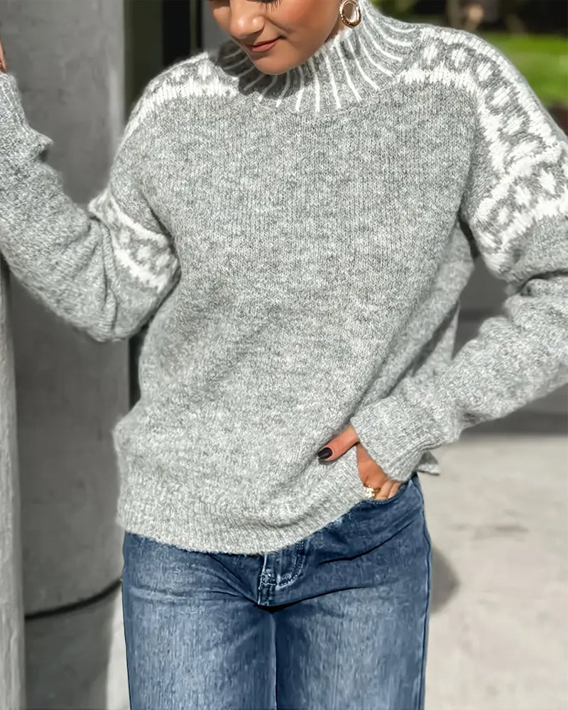Mina | Pull à col roulé et coupe ample