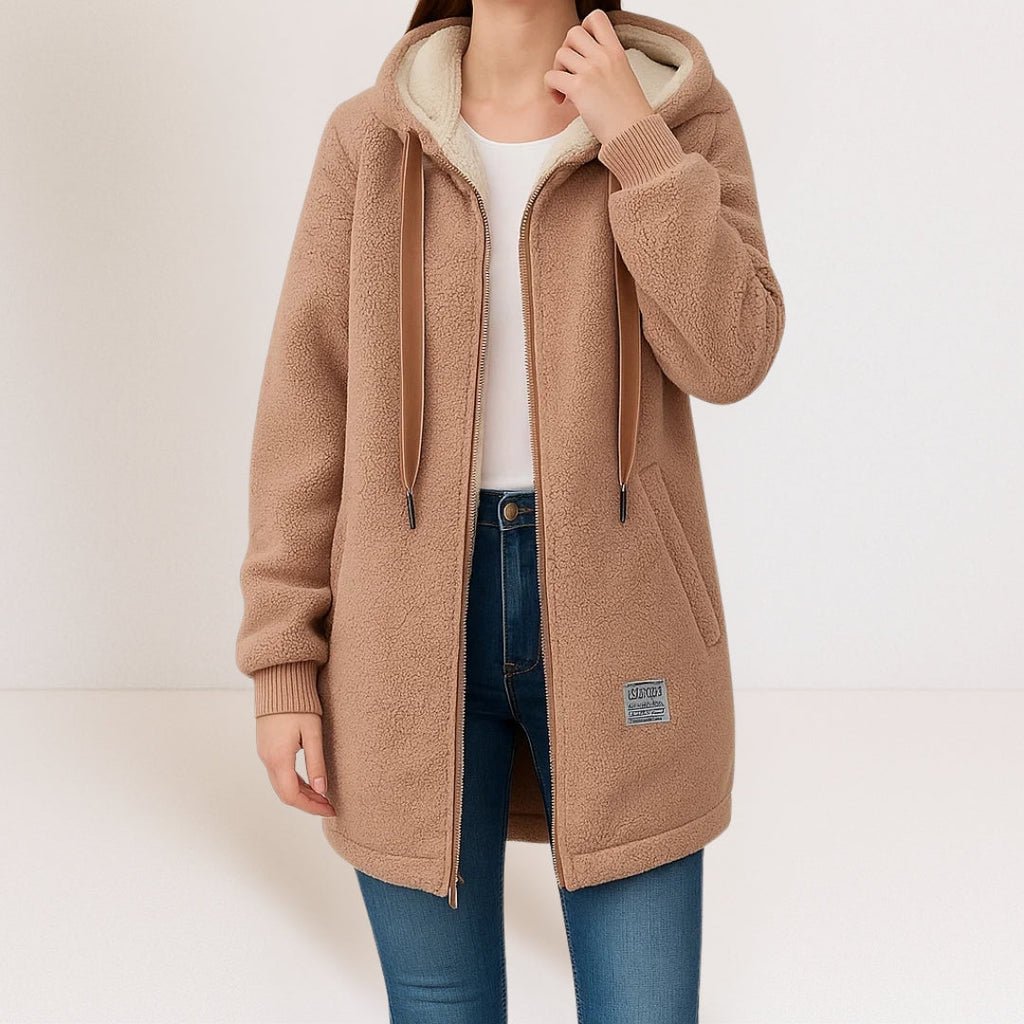 Marceline | Veste chaude et confortable à capuche