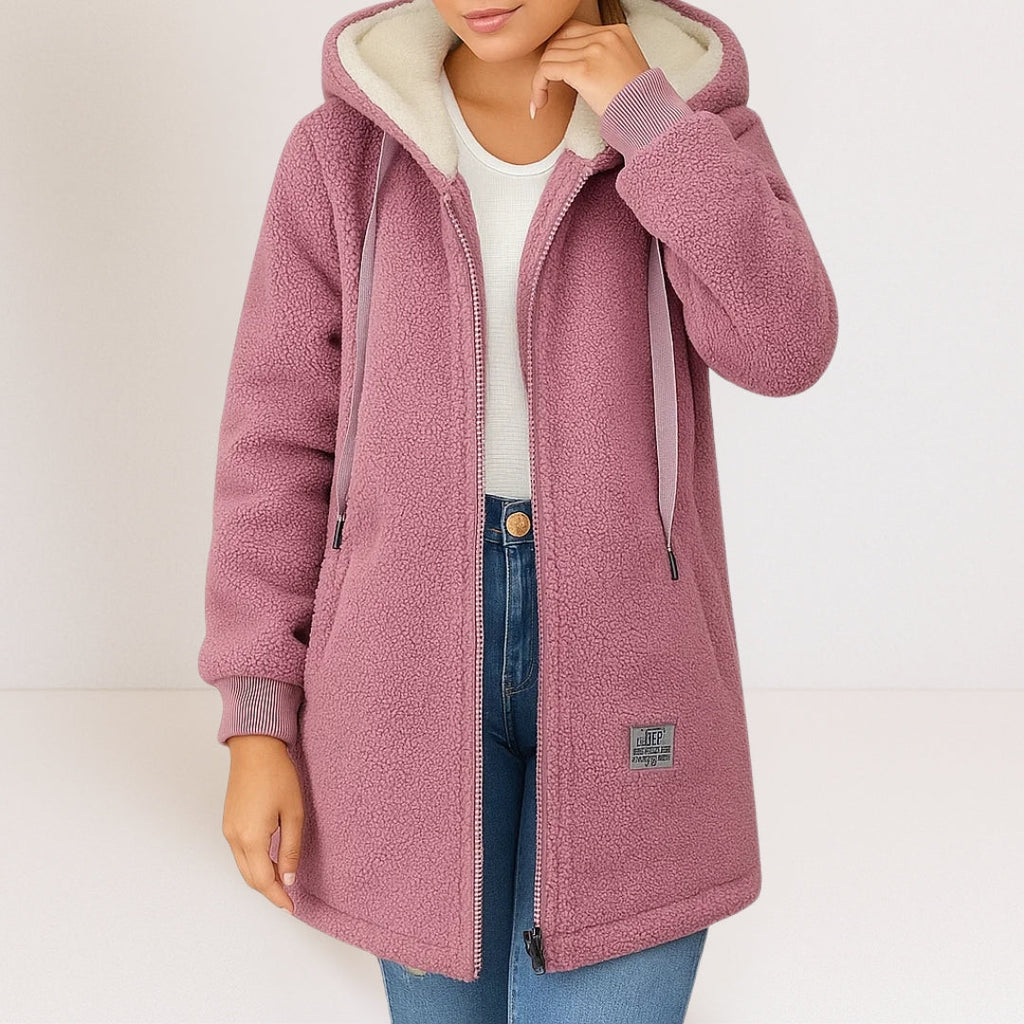 Marceline | Veste chaude et confortable à capuche