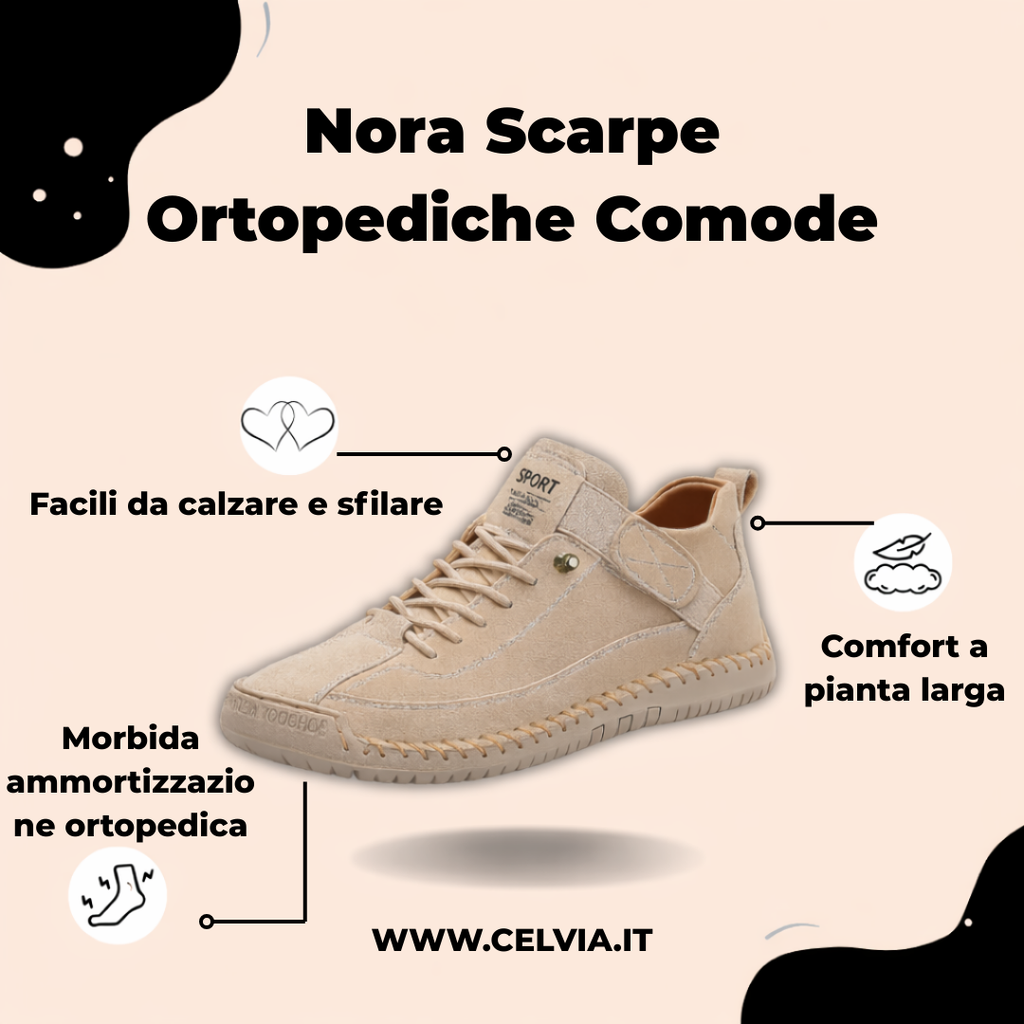 Nora • Chaussures orthopédiques confortables et sans douleur