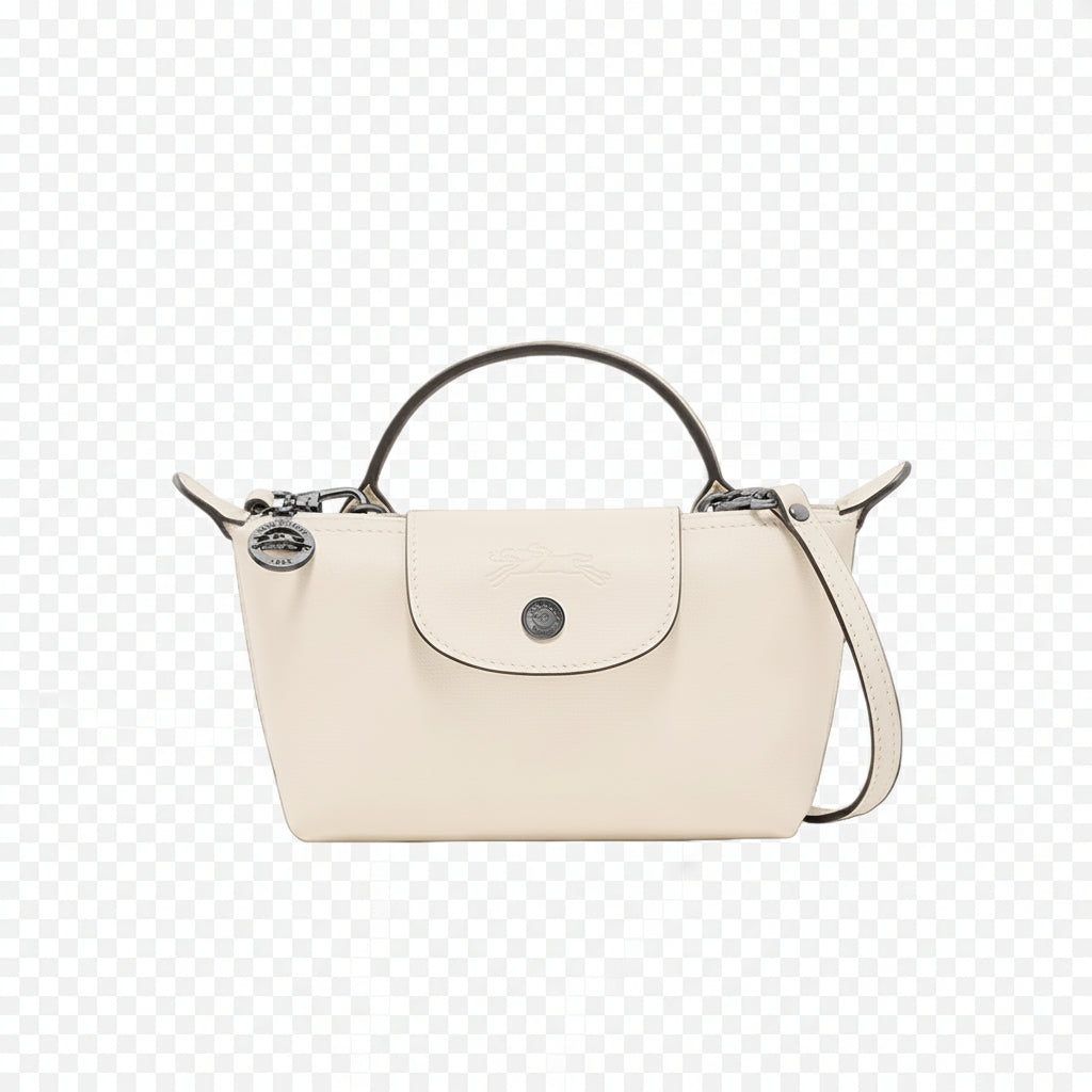 MINI SAC EN CUIR LONGCHAMP | BLANC