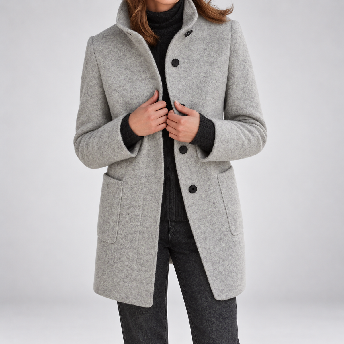 Evelina | Manteau à col roulé