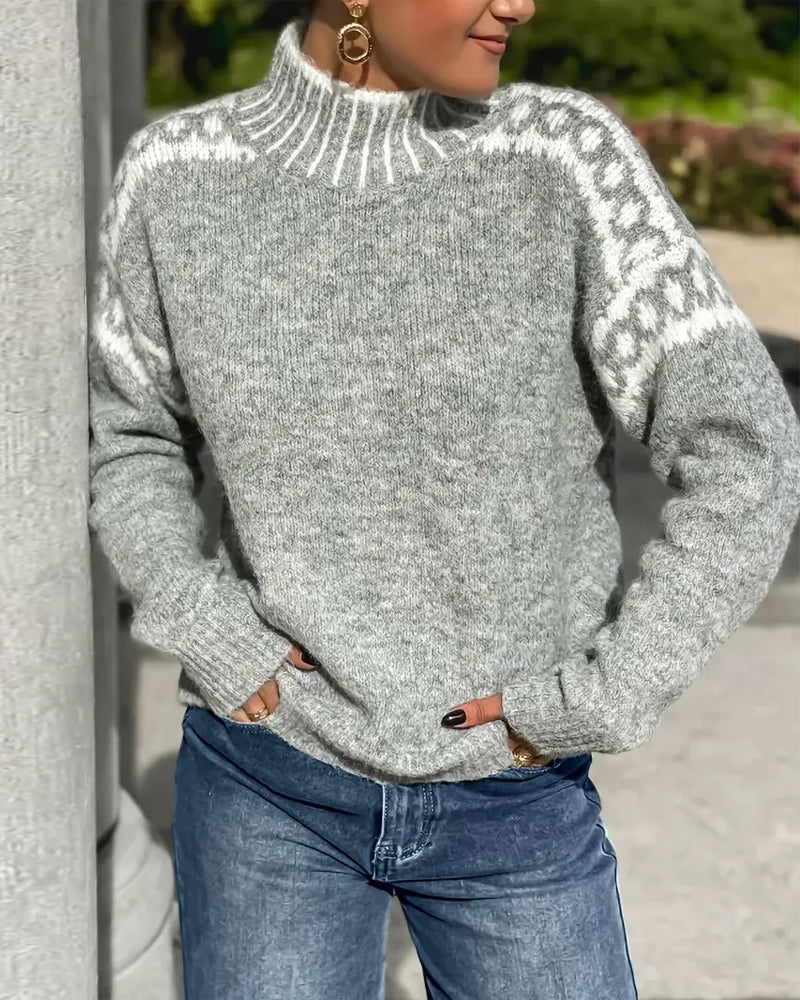 Mina | Pull à col roulé et coupe ample