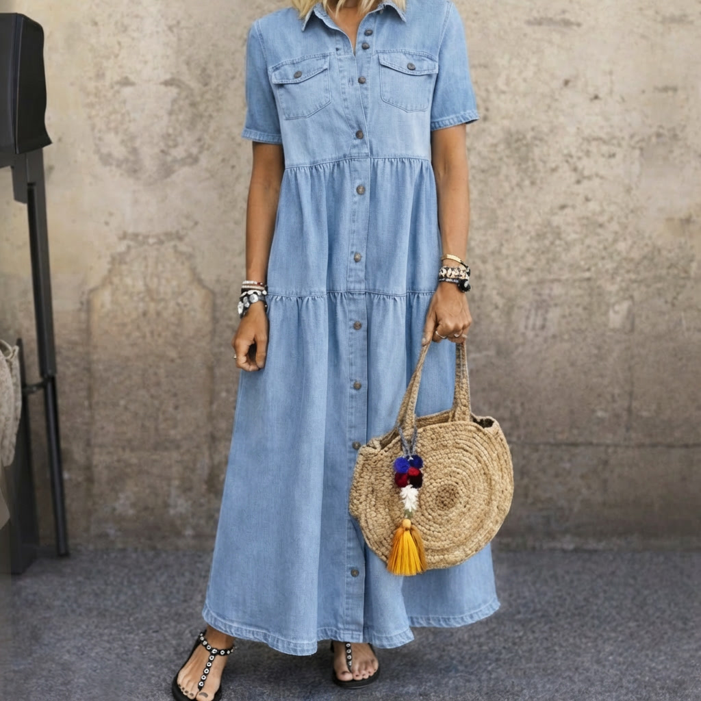Elizabeth | Vestido Midi con Botones