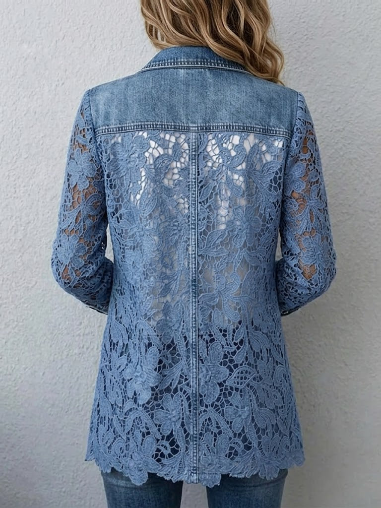 Alicia | Veste à dentelle florale